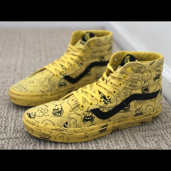 vans sk8 hi charlie brown